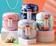 茗愿花果茶組合(茉莉+玫瑰+桂花+蜜桃)水果茶包三角袋180克/套